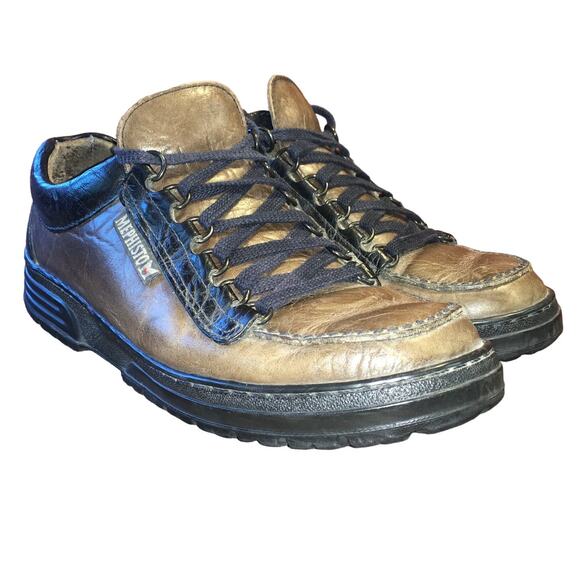 Mephisto Cruiser Trampolins Brown Leather Sneaker Shoe Mens 8.5 Classic Heritage - Picture 1 of 13